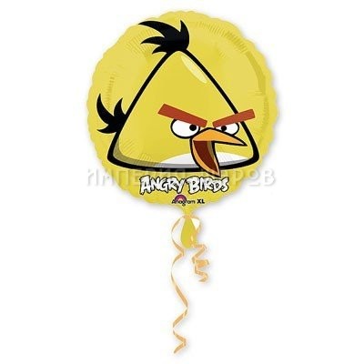 Шар 18" Желтая Птица Angry Birds