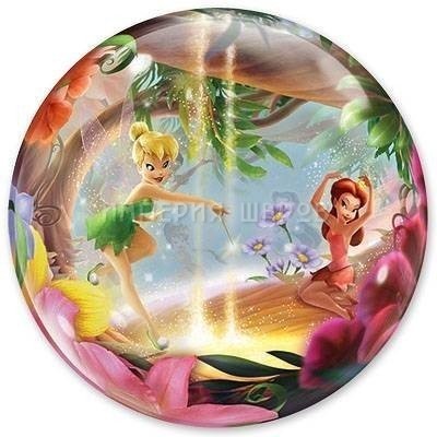 Шар BUBBLE 22" Тинкербел и Феи