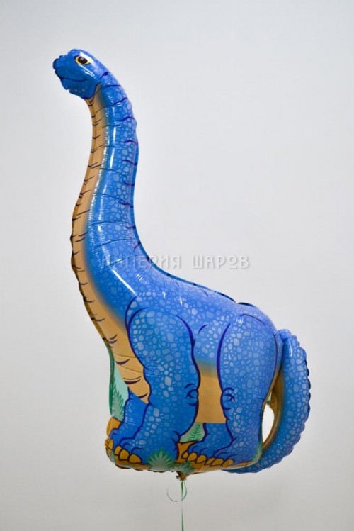 Шар Фигура Синий динозавр