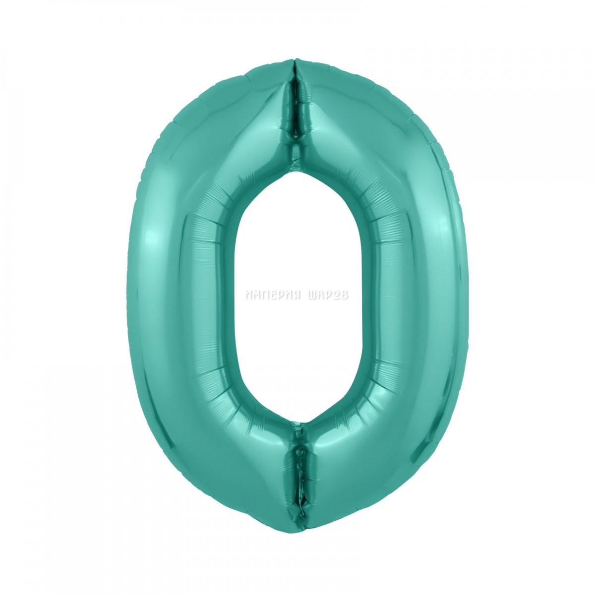 Шар фигура Цифра 0 Slim Бискайский зеленый